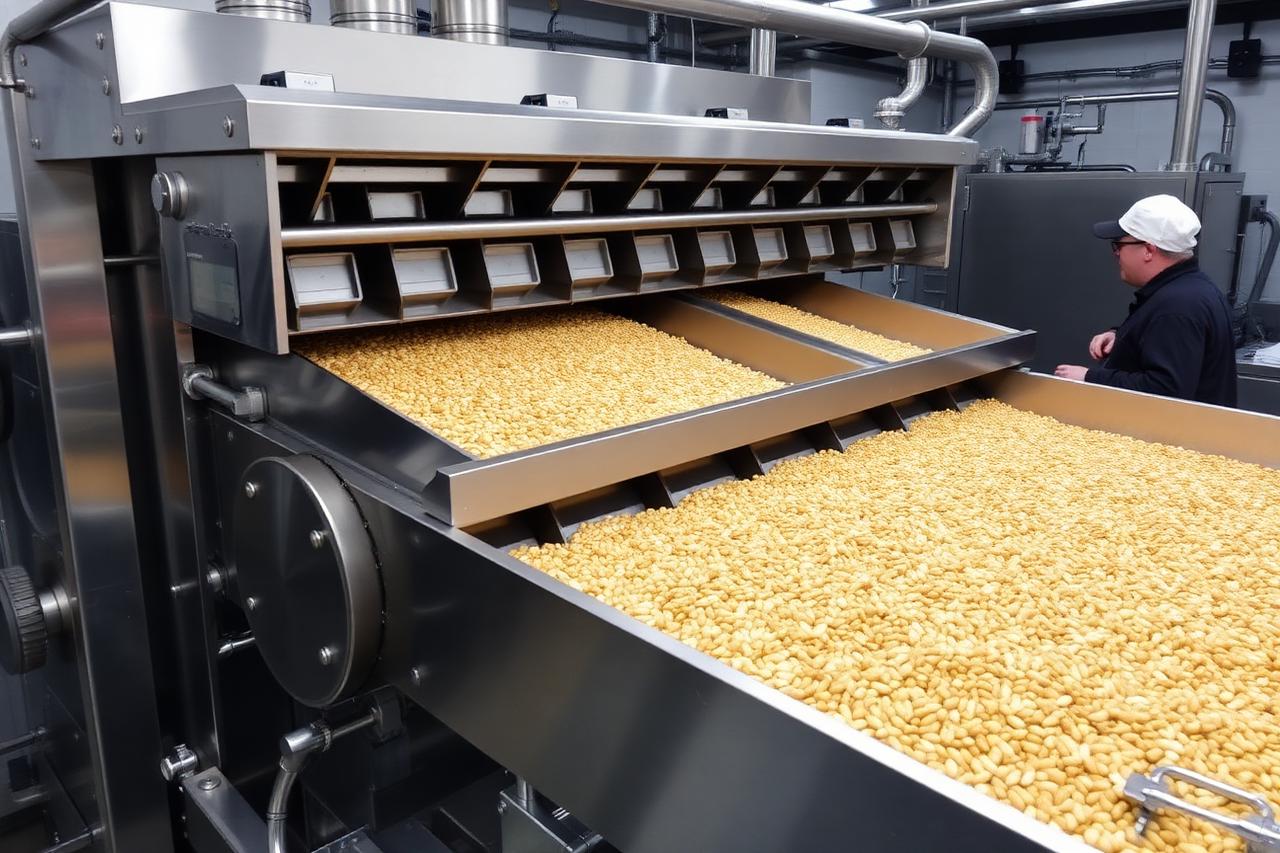 Cleaning & sorting line